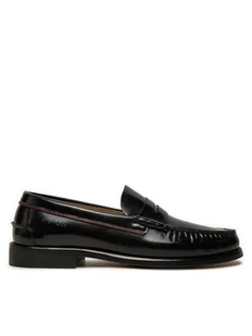 Tommy Hilfiger Mokasyny FM0FM05362 Czarny - Mokasyny męskie - miniaturka - grafika 1