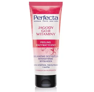 Perfecta jagody Goji i witaminy Peeling enzymatyczny 75ml - Peelingi i scruby do twarzy - miniaturka - grafika 1