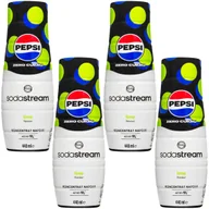 Syropy i koncentraty owocowe - 4x SYROP SODASTREAM PEPSI MAX LIMONKA BEZ CUKRU KONCENTRAT DO SATURATORA - miniaturka - grafika 1