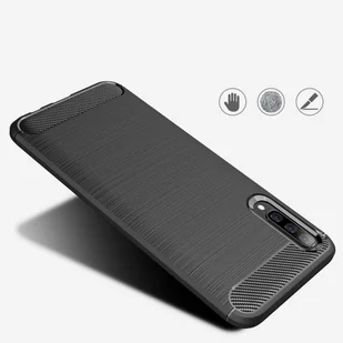 Carbon Case elastyczne etui pokrowiec Samsung Galaxy A50s / Galaxy A50 / Galaxy A30s czarny - Etui i futerały do telefonów - miniaturka - grafika 5