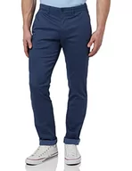Spodenki męskie - Tommy Hilfiger Męskie spodnie tkane bleecker z nadrukiem strukturalnym, Zgasłe indygo, 31W / 36L - miniaturka - grafika 1