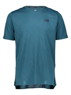 Koszulki sportowe męskie - New Balance Koszulka "Speed" w kolorze niebieskim do biegania - miniaturka - grafika 1