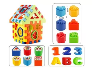 Sorter domek BKLO1234 Bigtoys - Sortery dla dzieci - miniaturka - grafika 1