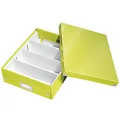 Półki na dokumenty - Leitz INNY Pudełko Z Przegródkami Click Store Wow Średnie Zielony 135L153 - miniaturka - grafika 1