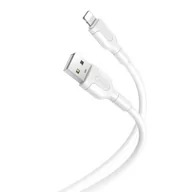 Kable USB - XO Kabel NB212 USB - Lightning 1,0 m 2,1A biały - miniaturka - grafika 1