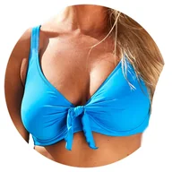 Stroje kąpielowe - Strój kąpielowy góra biustonosz soft Aloha 019 niebieski  70H - miniaturka - grafika 1