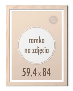 Ramka 59,4x84,1 cm A1 sosnowa Ramki 84,1x59,4 - Ramki na zdjęcia - miniaturka - grafika 1