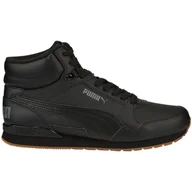 Moda i Uroda OUTLET - Buty męskie Puma ST Runner v3 Mid L czarne 387638 06-44,5 - miniaturka - grafika 1