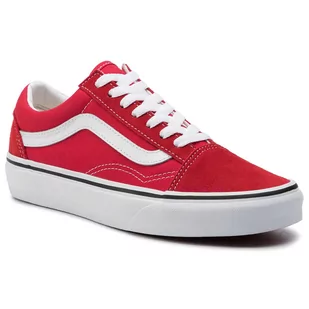 Vans Tenisówki Old Skool VN0A4BV5JV61 Racing Red/True White - Trampki damskie - miniaturka - grafika 1