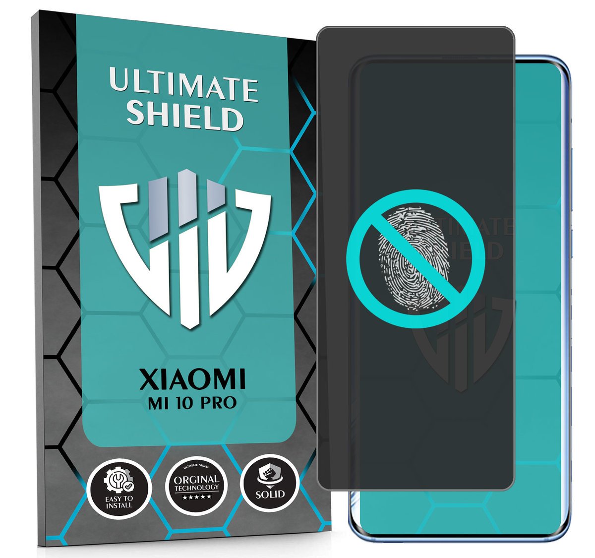 NAJLEPSZE SZKŁO 5D PEŁNE DO XIAOMI MI 10 PRO SZKIEŁKO NIETŁUKĄCE ORYGINAŁ