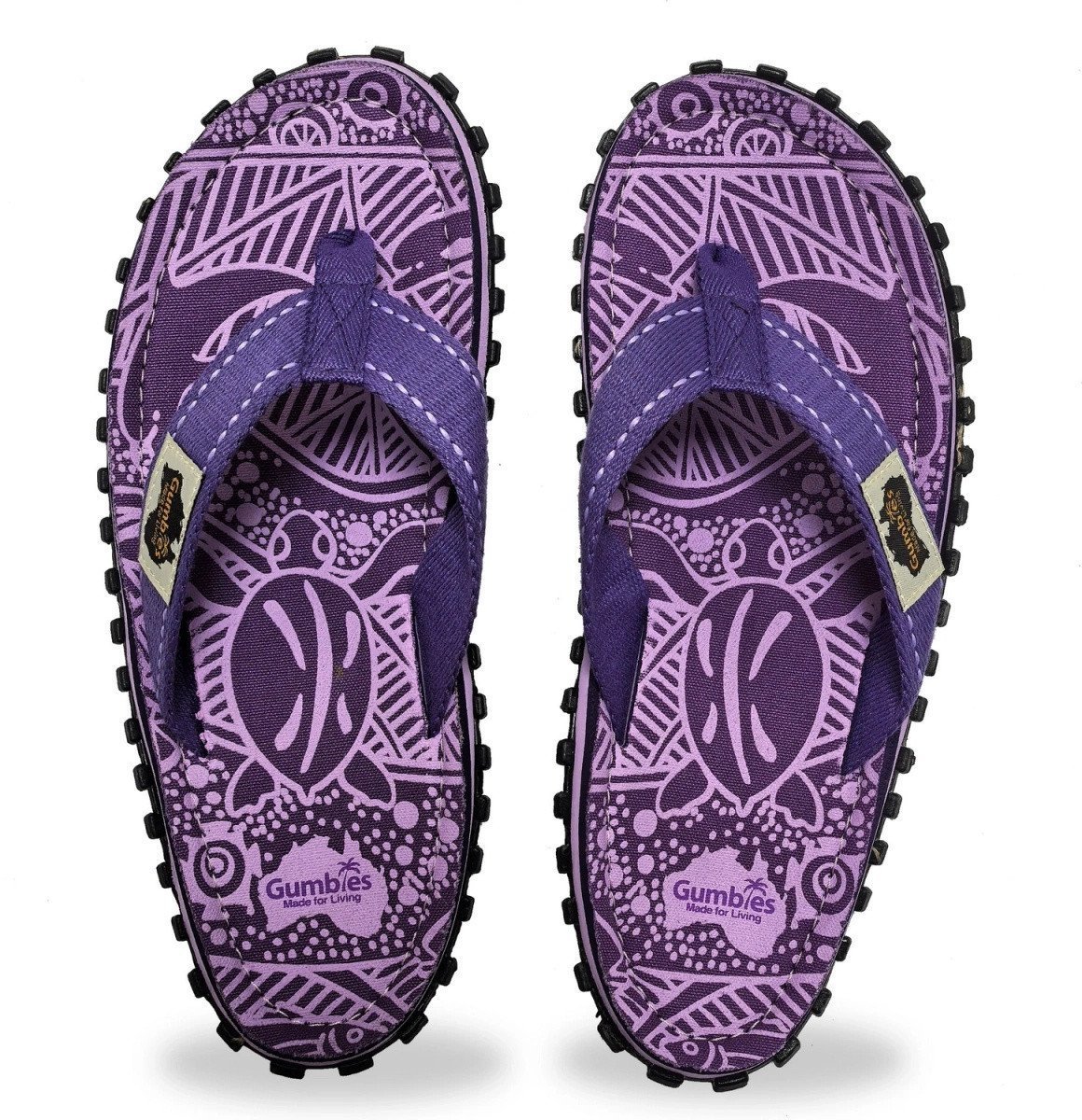 Gumbies japonki ISLANDER FLIP-FLOPS UNISEX PURPLE SIGNATURE 37
