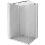 Kabiny prysznicowe - Mexen Rox L kabina prysznicowa rozsuwana 95 x 80 cm, transparent, chrom - 8C2L-095-080-01-00 - miniaturka - grafika 1