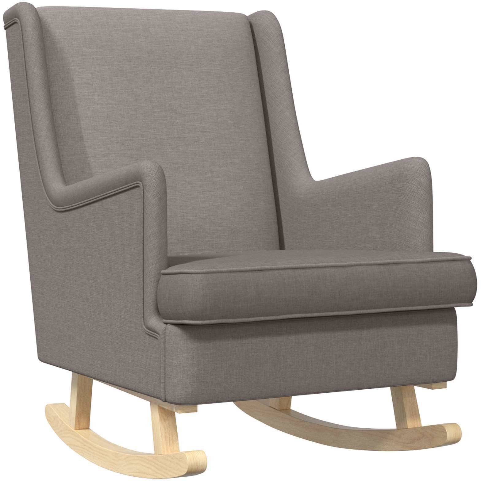 vidaXL vidaXL Fotel bujany Ciemnoszary 62 x 80 x 85 cm tkanina