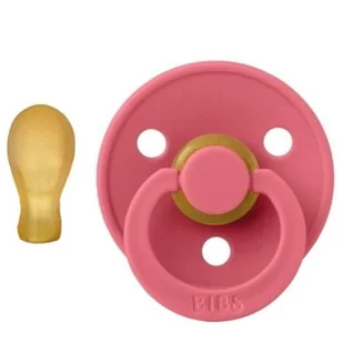 Smoczek kauczukowy symetryczny SYMMETRICAL S CORAL 0+, Bibs - Smoczki uspokajające - miniaturka - grafika 1