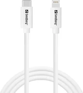 Kable USB - Kabel USB Sandberg USB-C PD to Lightning MFI, 1M - miniaturka - grafika 1