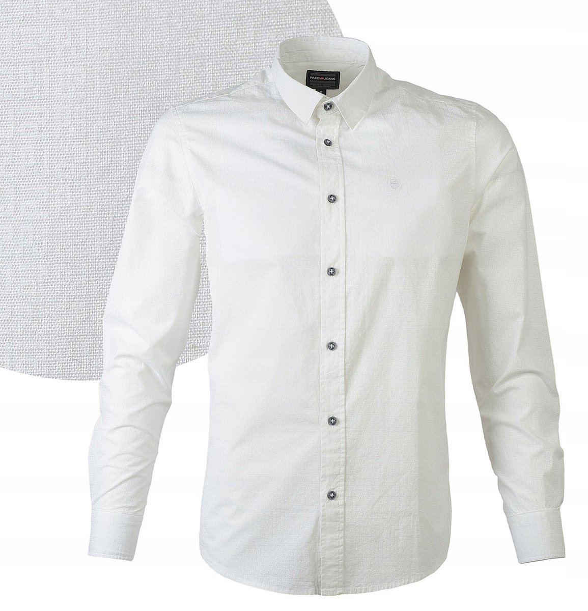 Koszula Męska Długi Rękaw SLIM Fit EVO biała XXL