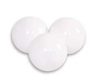 Zabawki do kąpieli - Plastikowe piłki do suchego basenu 50szt. - biały - miniaturka - grafika 1