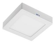 Lampy sufitowe - Oprawa plafon LED GTV Matis Plus LD-MAN07W-NBP 7W 560lm AC220-240V 50/60Hz 120° IP20 4000K natynkowa biała - miniaturka - grafika 1