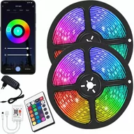 Pozostałe oświetlenie - Taśma Led Rgb Kolorowa 10M + Pilot Bluetooth - miniaturka - grafika 1