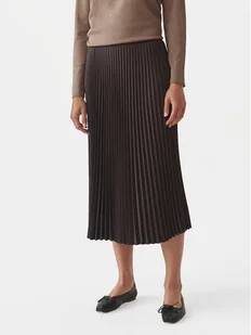 Tatuum Spódnica plisowana Brimi T2419.174B Brązowy Regular Fit - Spódnice - miniaturka - grafika 1