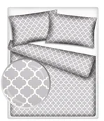 Pościel - Komplet pościeli 100% bawełna premium kończyna maroko szara - miniaturka - grafika 1