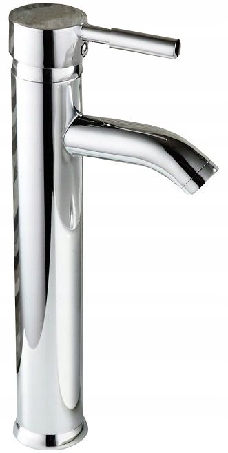 Rea WYSOKA BATERIA UMYWALKOWA STOJĄCA CHROM MOSIĄDZ