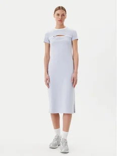 Puma Sukienka codzienna Ess Cut-Out 629769 Błękitny Slim Fit - Sukienki - miniaturka - grafika 1