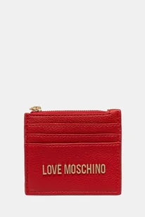 Love Moschino portfel damski kolor czerwony JC5704PP1NLD0500 - Portfele - miniaturka - grafika 1