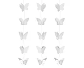 Dekoracje sali - Godan Dekoracja wisząca Motylki białe - 2 m -  szt. WM-DWMB - miniaturka - grafika 1