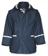 Kurtki i płaszcze dla chłopców - Playshoes Uniseks - Dzieci Basic Kurtka Przeciwdeszczowa, Granatowy, 128 cm - miniaturka - grafika 1
