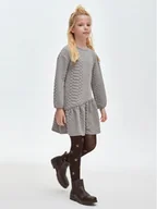 Sukienki i spódniczki dla dziewczynek - Mayoral Sukienka codzienna 7.968 Szary Regular Fit - miniaturka - grafika 1