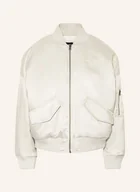 Kurtki damskie - Nike Kurtka Dwustronna beige - miniaturka - grafika 1