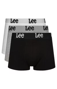 Lee bawełniane bokserki męskie 3-pack Gannon, Kolor biało-szaro-czarny, Rozmiar S, LEE - Intymna - Majtki męskie - miniaturka - grafika 1