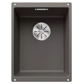 Zlewozmywaki - Zlewozmywak granitowy BLANCO Subline 320-U Silgranit Wulkaniczny szary 527343 - miniaturka - grafika 1