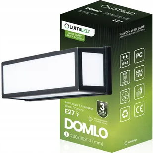 Kinkiet Ogrodowy Lampa Elewacyjna Zewnętrzna ŚCIENNA E27 LED Czujnik Ruchu - Lampy ogrodowe - miniaturka - grafika 1