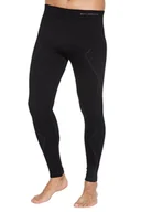 Bielizna sportowa męska - Getry termoaktywne męskie Brubeck Extreme Merino LE13520 czarny - miniaturka - grafika 1