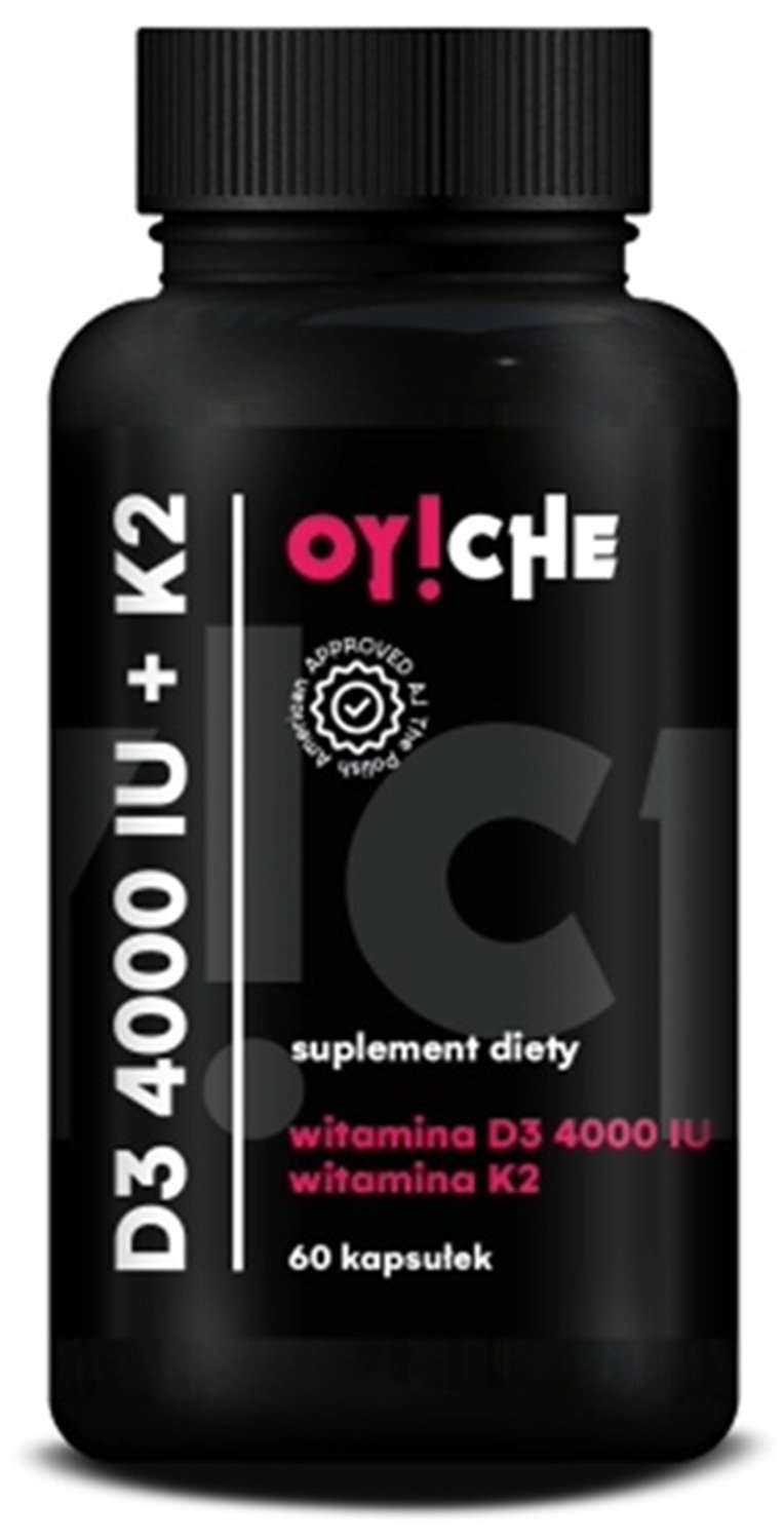 Oyche D3 4000 IU +K2, kapsułki 60 szt