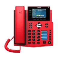 Telefonia VoIP - Fanvil X5U-R telefon VoIP Czarny, Czerwony 16 linii Wi-Fi - miniaturka - grafika 1