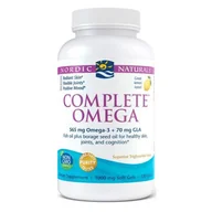 Witaminy i minerały dla sportowców - Nordic Naturals Complete Omega 565mg Lemon - 120 Softgels - miniaturka - grafika 1