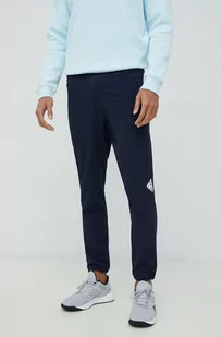 adidas Performance spodnie treningowe D4T męskie kolor granatowy gładkie - Spodnie męskie - miniaturka - grafika 1