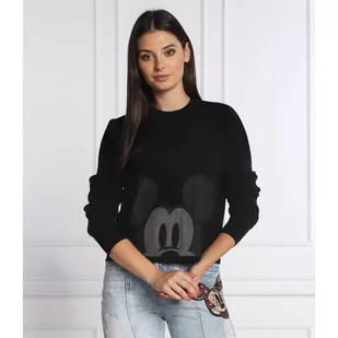Desigual Sweter | Cropped Fit - Swetry damskie - miniaturka - grafika 1