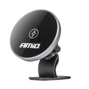 Uchwyt do samochodu na telefon z ładowarką indukcyjną na deskę kokpit my mag 15w amio-03774 - Uchwyty samochodowe do telefonów - miniaturka - grafika 1