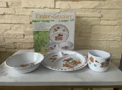 Zestawy naczyń dla dzieci - Kinder Gerschirr zestaw talerzy dla dzieci, talerzyk, miseczka i kubeczek - miniaturka - grafika 1