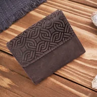 Portfele - Portfel damski skórzany vintage brązowy mały z RFID Paolo Peruzzi T-114-HBR - miniaturka - grafika 1