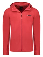 Odzież trekkingowa męska - Geographical Norway Kurtka polarowa "Tugood" w kolorze czerwonym - miniaturka - grafika 1