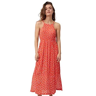 Sukienki - O'Neill O'Neill Damska sukienka All Over Print Casual czerwony Red With White S 1A8950 - grafika 1