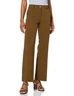 Spodnie damskie - ONLY Onlglowing Mw Straight Pants PNT spodnie damskie, Brązowy (Desert Palm Desert Palm), M - miniaturka - grafika 1