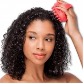 Szczotki do włosów dla dzieci - Masażer do skóry głowy mycia masażu szczotka silikonowa delikatny - miniaturka - grafika 1