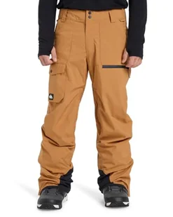 Quiksilver Spodnie Snow Utility Pant Brązowe M - Spodnie narciarskie - miniaturka - grafika 1