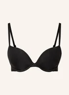 Biustonosze - Calvin Klein Biustonosz Push-Up Sheer Marquisette schwarz - miniaturka - grafika 1